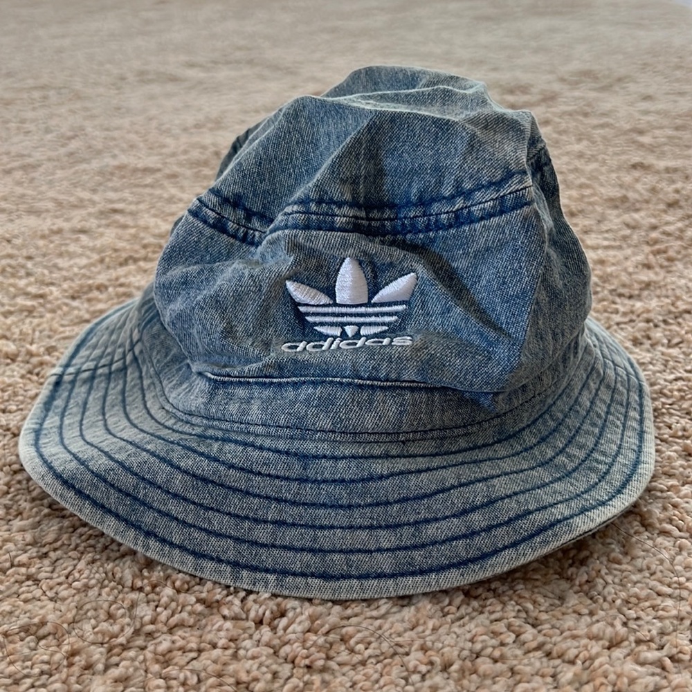 Jean-looking adidas bucket hat